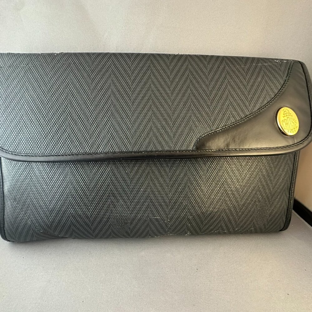 👜 Mark Cross Black Herringbone Crossbody Bag - Picture 2 of 13
